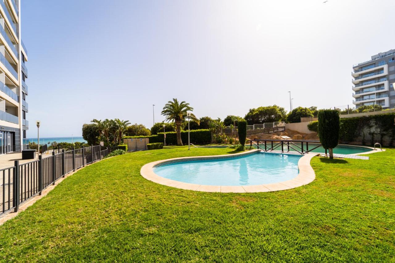 Primera Linea De Mar Con Piscina, Gimnasio Y Parking 2 Hab Y 2 Banos Villajoyosa Buitenkant foto